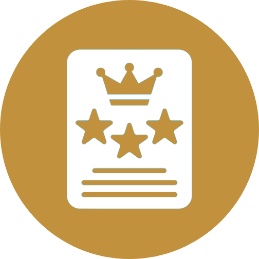 Awards certificate icon